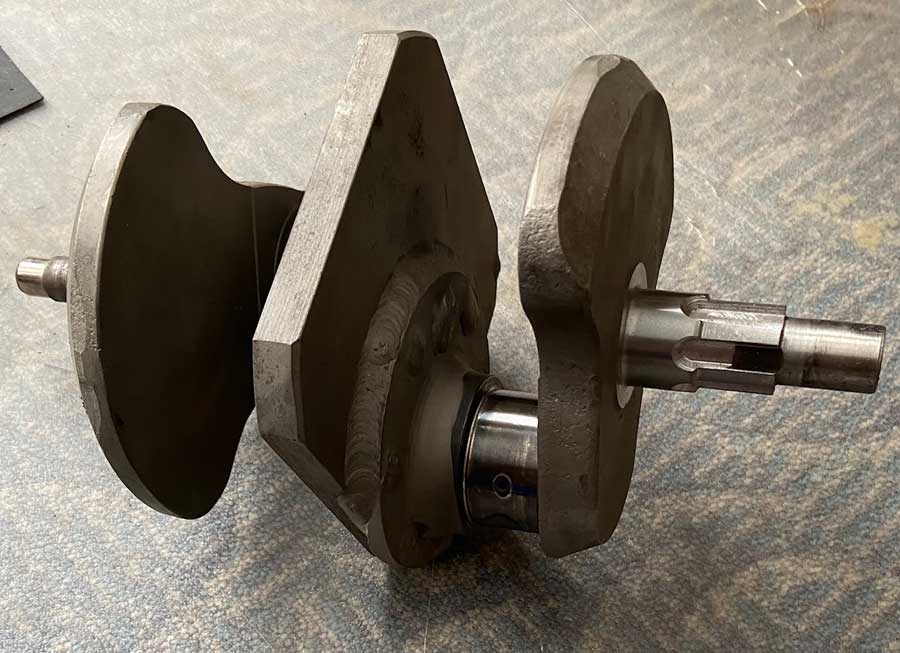 Unbalanced Triumph Stroker Crankshaft